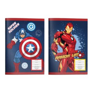 ΤΕΤΡΑΔΙΟ ΚΑΡΦΙΤΣΑ 17Χ25  AVENGERS 40Φ 2ΣΧ