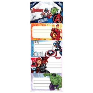 ΕΤΙΚΕΤΕΣ ΑΥΤΟΚ AVENGERS 20ΤΕΜ  5ΦΥΛΛΑ