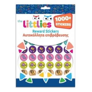 Αυτοκόλλητα Επιβράβευσης The littlies Μπλοκ 8 Σελίδες 21×31 εκ.