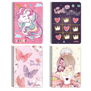 Τετραδιο Σπιράλ 17×25 Must Cute 1 Θέμα 30 Φύλλα 4 Σxέδια