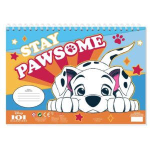 ΜΠΛΟΚ ΖΩΓΡΑΦ 101 DALMATIANS 23X33 40ΦΥΛ  ΑΥΤΟΚ-ΣΤΕΝΣΙΛ- 2ΣΕΛ ΧΡ  2ΣΧ