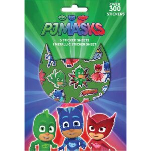 Αυτοκόλλητα PJ Masks Μπλοκ 300 Τμχ., 14,5×21,5 εκ.