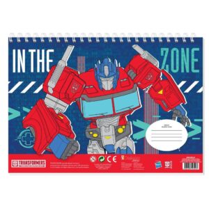 ΜΠΛΟΚ ΖΩΓΡΑΦ TRANSFORMERS 23X33 40ΦΥΛ  ΑΥΤΟΚ-ΣΤΕΝΣΙΛ- 2ΣΕΛ ΧΡ  2ΣΧ