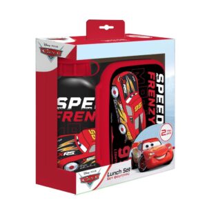 Σετ Φαγητού Disney Cars με Φαγητοδοχείο 800 ml – Παγούρι Αλουμινίου 500 ml