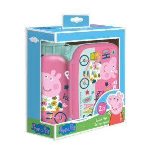 ΦΑΓΗΤΟΔΟΧΕΙΟ-ΠΑΓΟΥΡΙ ΑΛΟΥΜΙΝΙΟΥ ΣΕΤ PEPPA PIG