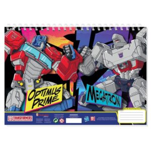 ΜΠΛΟΚ ΖΩΓΡΑΦ TRANSFORMERS Α4  30ΦΥΛ 2ΣΧ