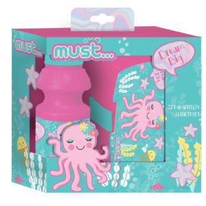 Σετ Φαγητού Must Octopus με Φαγητοδοχείο-Παγούρι Πλαστικό 350 ml