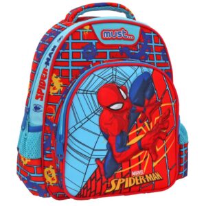 Σχολική Τσάντα Πλάτης Νηπίου Spiderman On The Wall Must 2 Θήκες
