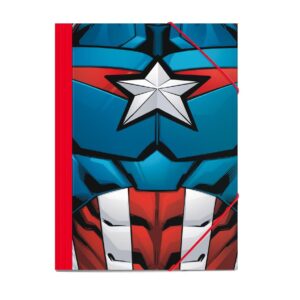 Φάκελος Λάστιχο Captain America 25×35 εκ.