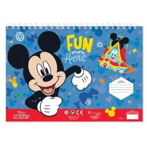 ΜΠΛΟΚ ΖΩΓΡΑΦ MICKEY 23X33 40ΦΥΛ ΑΥΤΟΚ-ΣΤΕΝΣΙΛ- 2ΣΕΛ ΧΡ  2ΣΧ