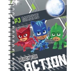 ΤΕΤΡΑΔΙΟ ΣΠΥΡΑΛ 17Χ25 2Θ 64 ΦΥΛΛΑ PJ MASKS