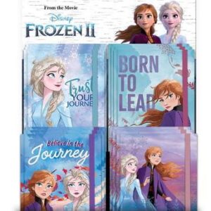 Σημειωματάριο με Λάστιχο Disney Frozen 2 σε Display 4 Σχεδίων, 96 Φύλλων, 10×13 εκ.