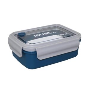 Φαγητοδοχείο Must 880ml BRA Free με Κουταλι 18,7×13,8×6,9 2 Χρώματα