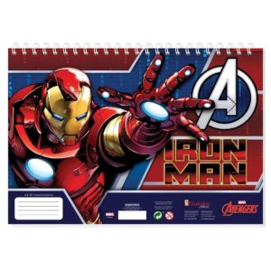 ΜΠΛΟΚ ΖΩΓΡΑΦ IRON MAN Α4 30ΦΥΛ 2ΣΧ