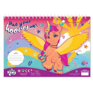 ΜΠΛΟΚ ΖΩΓΡΑΦ MY LITTLE PONY 23X33 40ΦΥΛ  ΑΥΤΟΚ-ΣΤΕΝΣΙΛ- 2ΣΕΛ ΧΡ  2ΣΧ