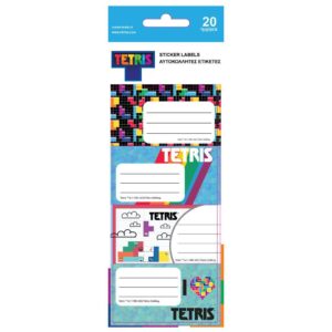 Ετικέτες Αυτοκόλλητες Tetris 20 Τμχ. 5 Σχέδια