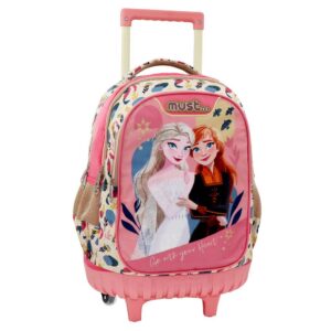 Σχολική Τσάντα Τρόλεϊ Δημοτικού Disney Frozen 2 Go With Your Heart Must 3 Θήκες