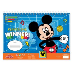 ΜΠΛΟΚ ΖΩΓΡΑΦ MICKEY 23X33 40ΦΥΛ  ΑΥΤΟΚ-ΣΤΕΝΣΙΛ- 2ΣΕΛ ΧΡ  2ΣΧ