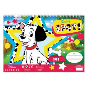 ΜΠΛΟΚ ΖΩΓΡΑΦ 101 DALMATIANS 23X33 40ΦΥΛ ΑΥΤΟΚ-ΣΤΕΝΣΙΛ- 2ΣΕΛ ΧΡ  2ΣΧ