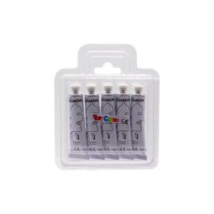 TOY COLOR ΤΕΜΠΕΡΑ 12ml WHITE 5Σ.