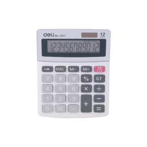 DELI ΑΡΙΘ/ΝΗ 12Ψ ΜΠΑΤ./ΗΛ. 13.4×10.6×3.3cm EASY E1217 ΑΣΗΜΙ