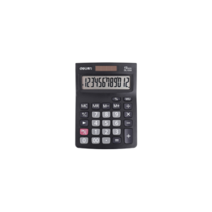 DELI ΑΡΙΘ/ΝΗ 12Ψ ΜΠΑΤ./ΗΛ. 14.6×10.3×3.2cm SMART E1519A ΜΑΥΡΗ