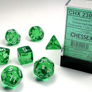 ΣΕΤ 7 ΠΟΛΥΕΔΡΑ ΔΙΑΦΑΝΑ ΖΑΡΙΑ – GREEN/WHITE – CSX23075